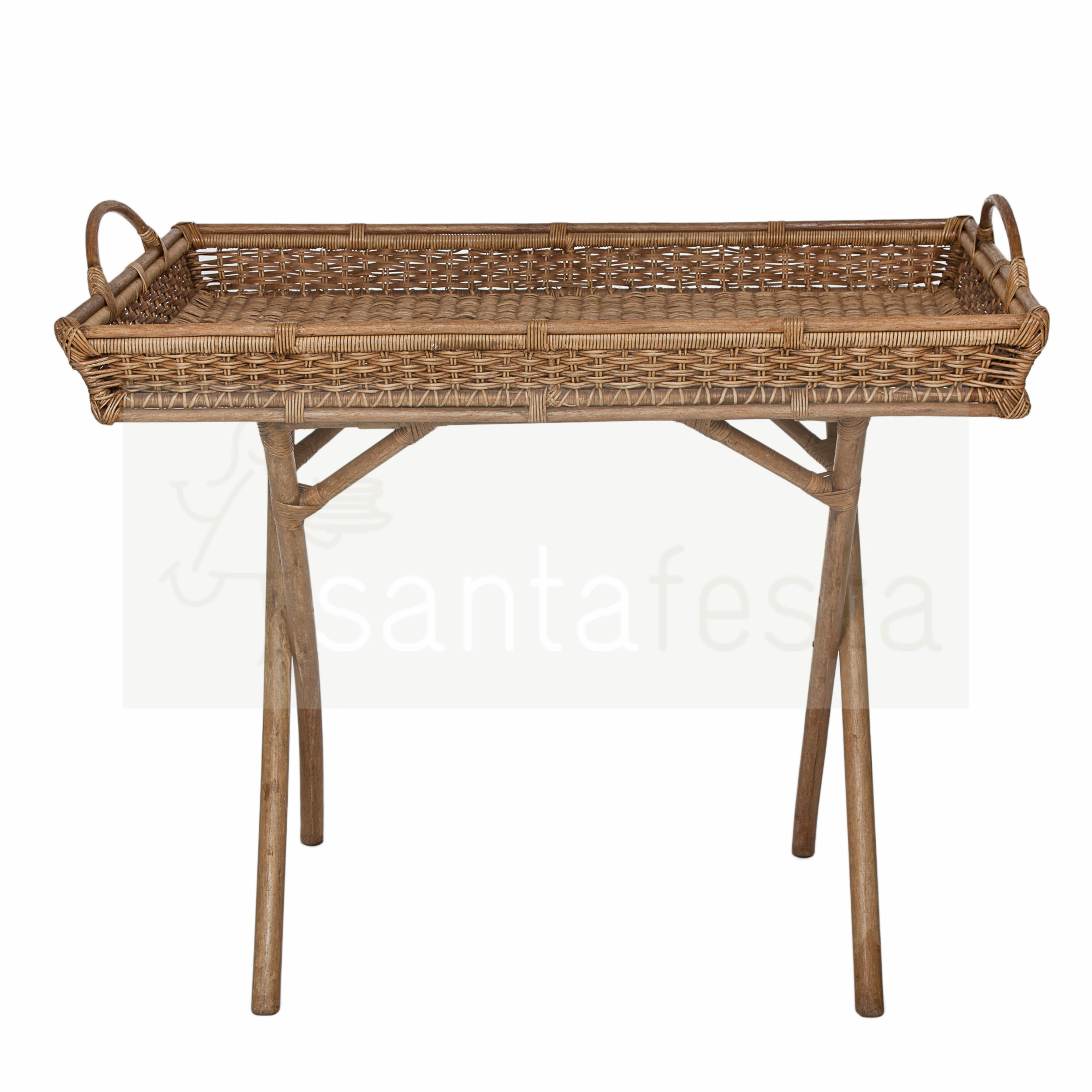 APARADOR BANDEJA JUNCO C/ CAVALETE 1,10 X 66 X 91